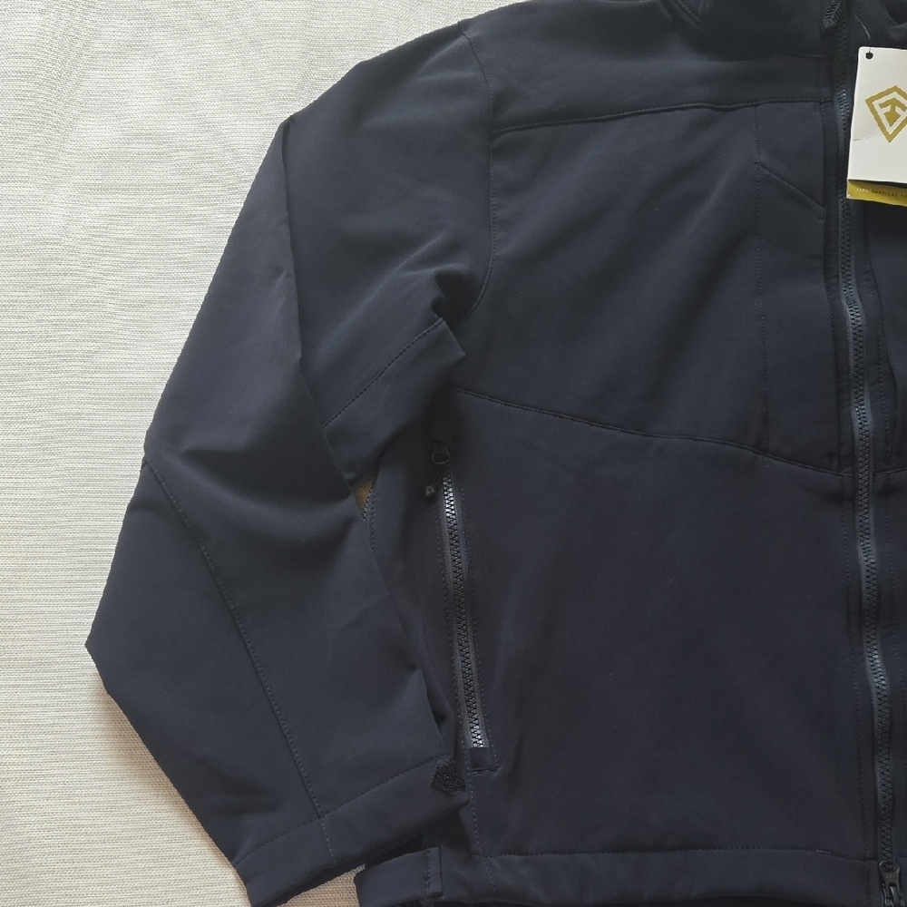 First Tactical Men's Performance Soft Shell Short Jacket Midnight Navy Size XL - Picture 3 of 15